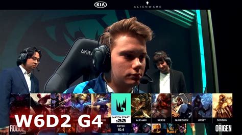 Rogue Vs Origen Week Day S Lec Spring Rge Vs Og W D