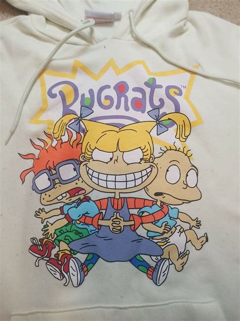 Rugrats Nickelodeon Hoodie Logo Officially Licensed G… - Gem