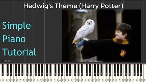 Hedwig S Theme Harry Potter Piano Tutorial Easy Piano Play Youtube