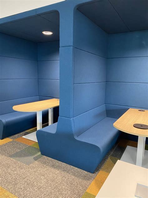 Booth Seating & Wall Panels in Office Space - SCI Matamata