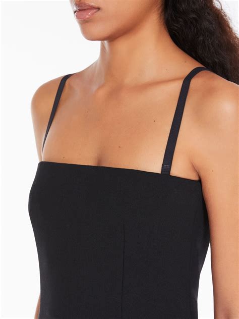 Short Stretch Wool Bustier Dress Black JOKEY Max Mara