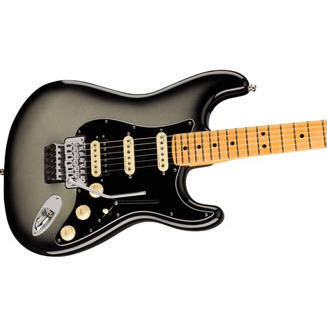 Fender American Ultra Luxe Stratocaster MN HSS FR SVB Guitare électrique