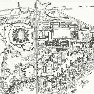 Ciudad Universitaria Unam Plan Source Https Docplayer Es