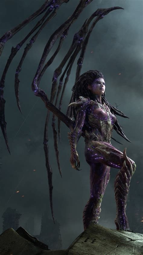 Kerrigan Heart Of The Swarm Wallpaper