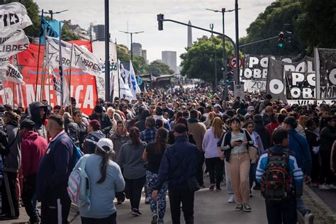 A Qu Hora Y D Nde Ser La Marcha Piquetera De Este Jueves De Mayo Tn