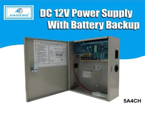 12V DC Power Supply with Backup Battery 5A 4 Channel – Megamall Online ...