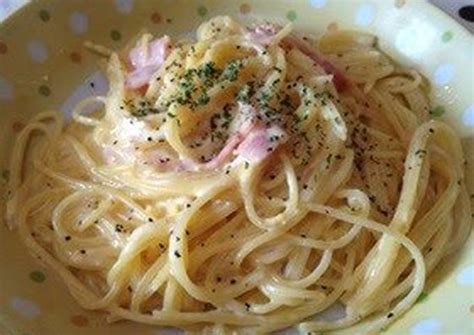 Recipe Of Super Quick Homemade Rich Pasta Carbonara With Milk And A