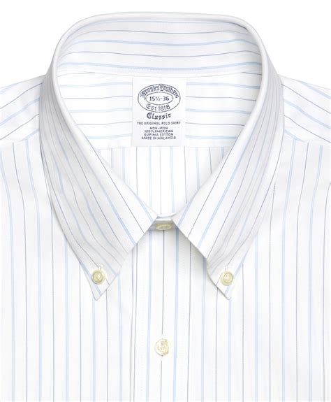 Brooks Brothers Supima Cotton Noniron Extraslim Fit Buttondown Pinpoint