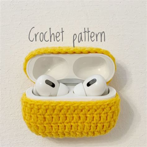 Crochet Pattern Amigurumi Airpods Pro Earphone Case Handmade Inspire