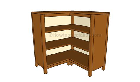 Corner Bookcase Plans | HowToSpecialist - How to Build, Step by Step DIY Plans