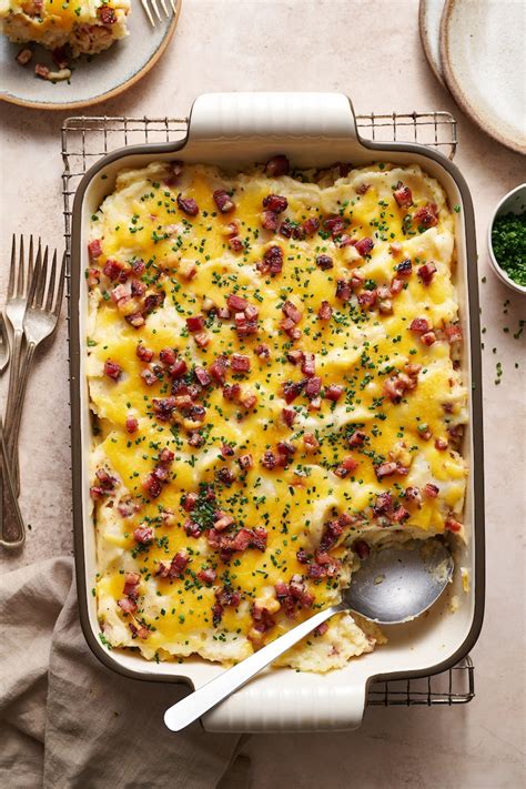 Bacon Cheddar Mashed Potato Casserole Tasty Made Simple