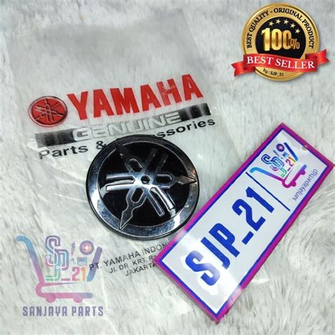 Jual Emblem Logo Yamaha Garputala Cm Cembung Warna Silver Yamaha R