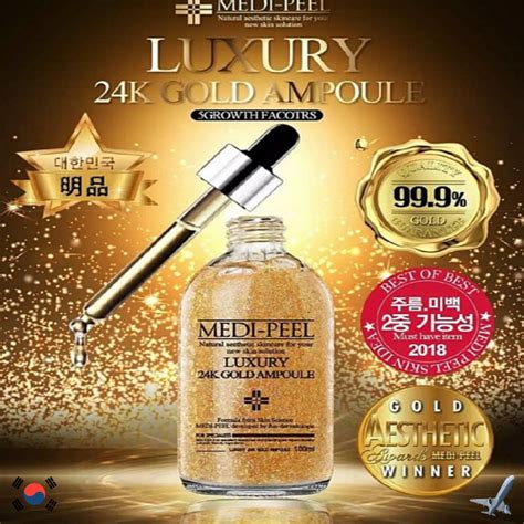 Medi Peel Luxury 24k Gold Ampoule 100ml Shopee Philippines