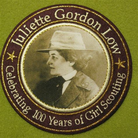 Girl Scout 100th Anniversary Juliette Gordon Low Patch Gsusa Girl