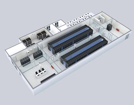 Solución de centro de datos modular prefabricado para Montenegro