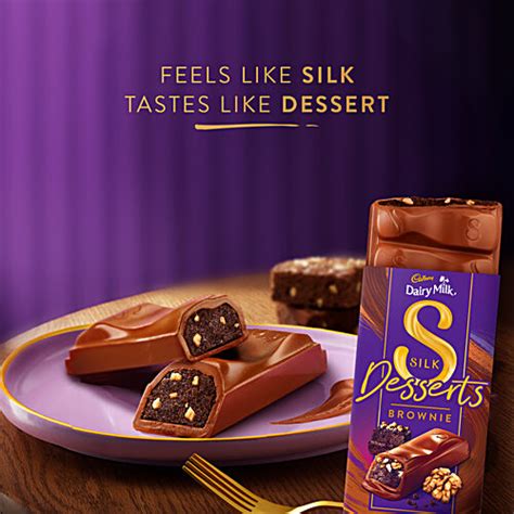 Buy Cadbury Dairy Milk Silk Desserts Walnut Brownie Chocolate Bar