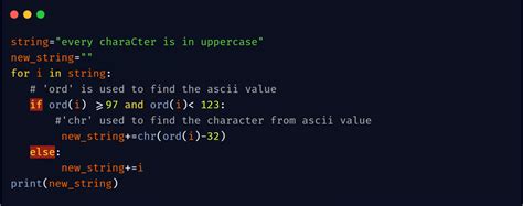 7 Ways Of Making Characters Uppercase Using Python Python Pool