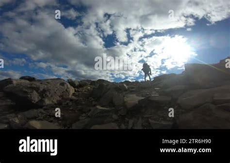 Trekking In Batea Mahuida Volcano Lady Carrying Baby In Special Bag