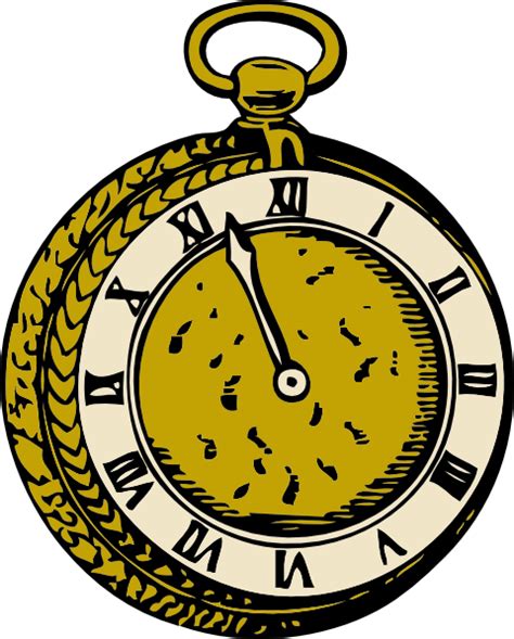 Old Pocketwatch Clip Art At Vector Clip Art Online Royalty