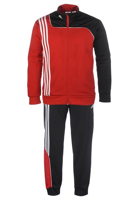 Sereno 11 Pes Suit Adidas Training Trainingsanzug Reißverschlusstaschen Rot Ebay