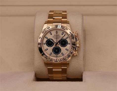 Rolex Daytona Yellow Gold Champagne Dial Box Papers