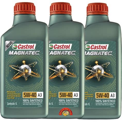 3 Lts Castrol Magnatec 5w40 SP Sintetico Original VW Magnatec Empório