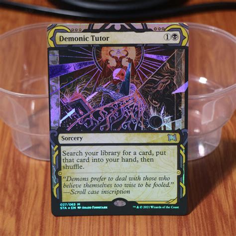 Demonic Tutor English Strixhaven Mystical Archive Sta English Foil