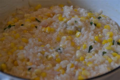 Lento Summery Corn Risotto With A Dash Of Pancetta Fennel