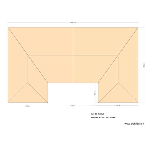 Toiture Emprise Au Sol Plan Dessin Par Taonaba