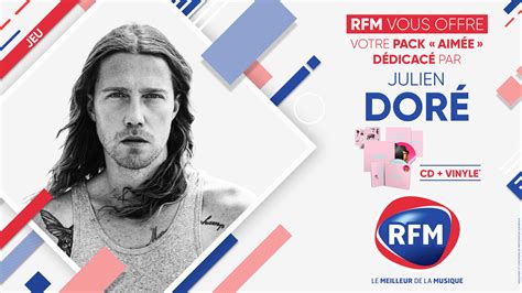 Concours RFM gagner des packs vinyles et CD de Julien Doré dédicacés