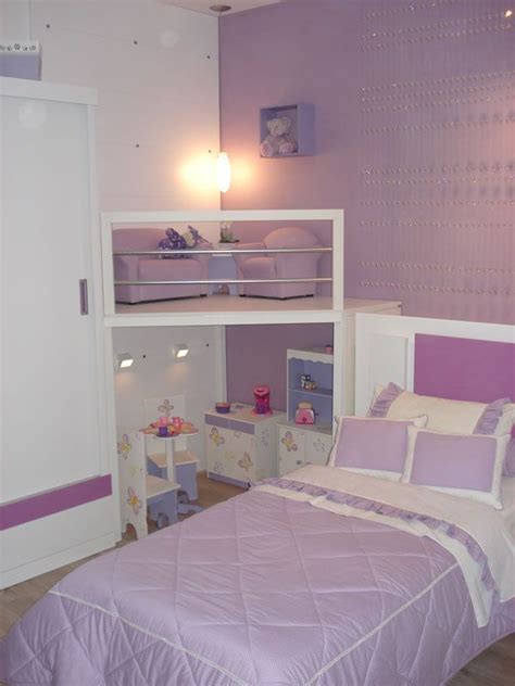 Quarto De Menina Lilas Decoración De Habitación Femenina Decoración