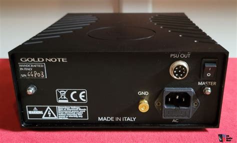 Gold Note Ph Phono Pre And Psu Power Supply Photo Uk