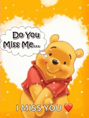 Pooh Miss Me Pooh Miss Me Heart Discover Share GIFs Winnie