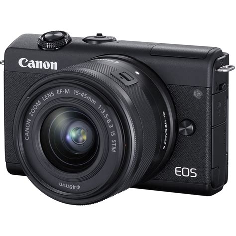 Canon Eos M Mirrorless Digital Camera With Mm Lens Black