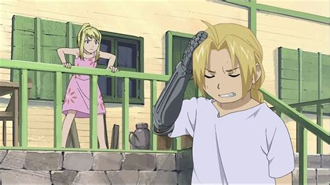 FMA Brotherhood The First Day Screencaps Edward Elric And Winry