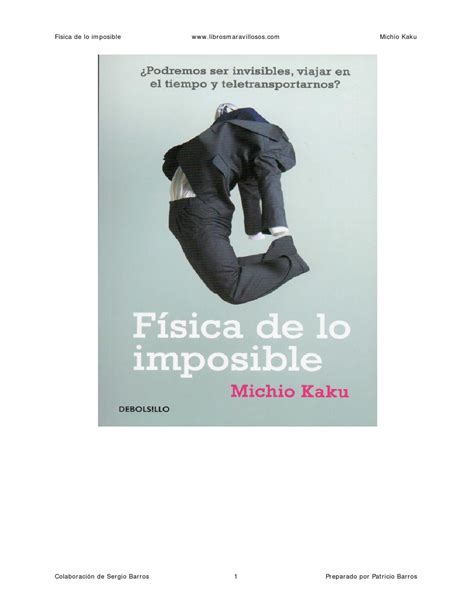 F Sica De Lo Imposible By Juan Pablo Diaz Correa Issuu