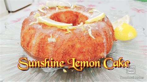 Sunshine Lemon Glaze Cakehow To Make Lemon Glaze Cakelemon Icing Cakelemon Pound Cake Recipe