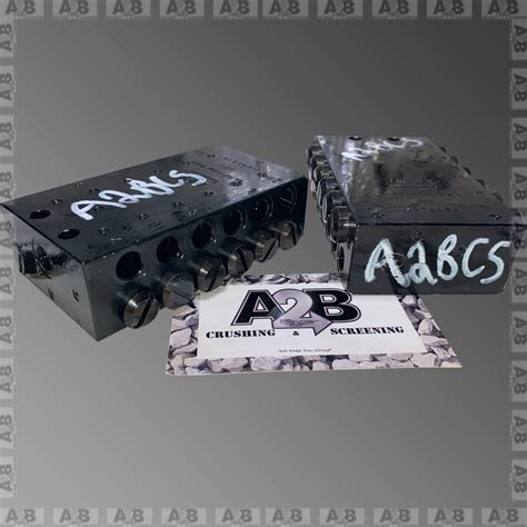 Distribution Blocks Outlet Assembly To Suit Striker Machines A B