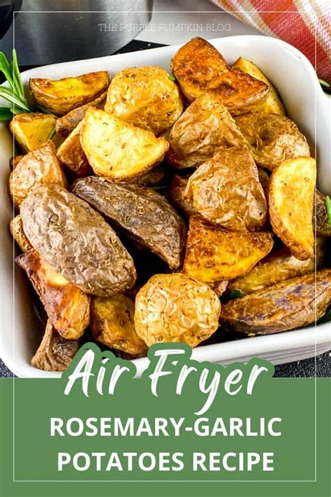 Air Fryer Rosemary Garlic Potatoes Recipe