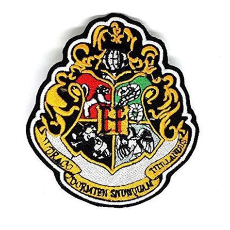 Hogwarts Coat Of Arms 8x7cm Harry Potter Hp Embroidered Patch | Etsy