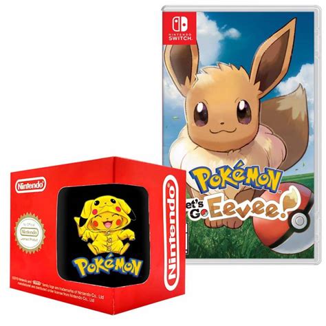 Pokemon Lets Go Eevee Nintendo Switch Taza Nintendo