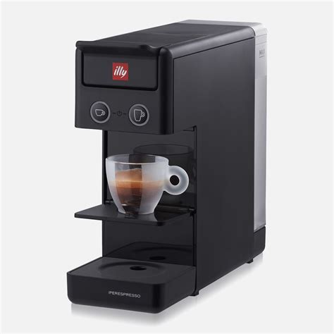 Illy Y3 3 IperEspresso Coffee Espresso Capsule Machine Black Linen