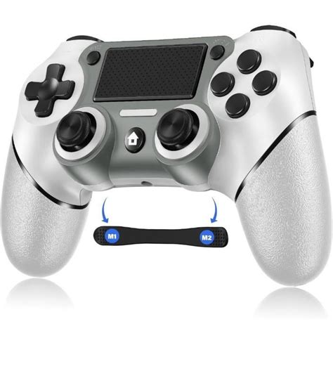 PS Controller, White ps controller, Wireless Controller for PS4, P-4 ...