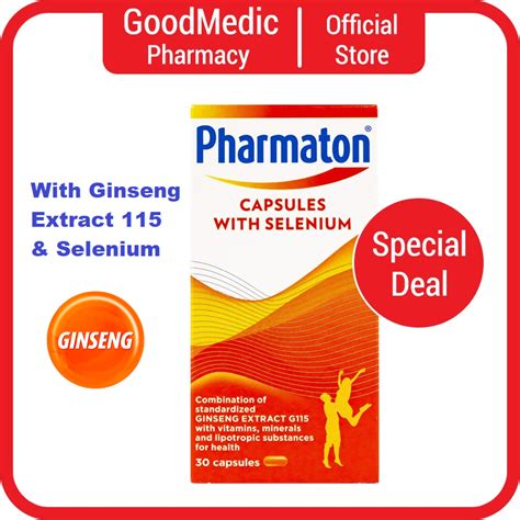 Pharmaton Capsules With Selenium Capsules With Standardized Ginseng