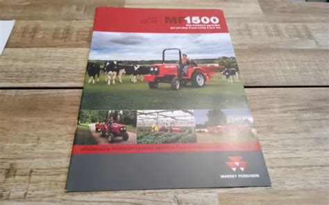 Prospectus Brochure Catalogue Massey Ferguson Tracteur Mf Eur