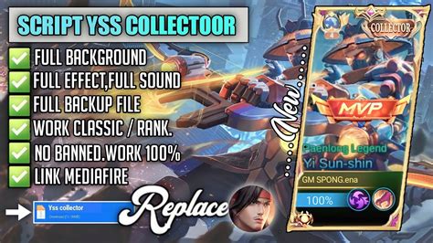 Script Skin Yss Collectoor No Password Full Effect Voice Patch