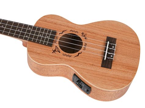 Flight Duc Ceq Concert Ukulele Korpus Mahagoni Mit Preamp