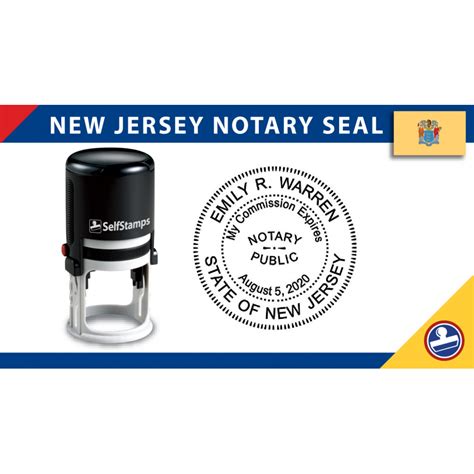 Selfstamps New Jersey Notary Seal