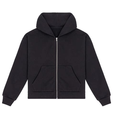 Men S Heavyweight Drop Shoulder Zip Up Hoodie Talentless