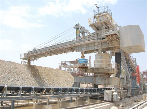 Stacker And Reclaimer Systems For Cement Plants